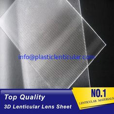 China Hoja lenticular Matericals de la lente de PS/PET del material 100 de la película plástica LENTICULAR PLÁSTICA de la LPI 3D con la alta transparencia proveedor