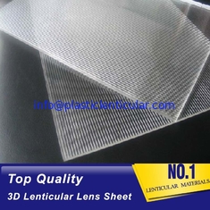 China 3D LENTICULAR PLÁSTICO Flip Lenticular Plastic Lens Blanks proveedor material de 15 lentes en blanco lenticulares de la LPI proveedor