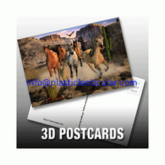 China 3d de encargo LENTICULAR PLÁSTICO imprimió tarjetas de la fotografía del negocio que los PP ACARICIAN las postales lenticulares proveedor