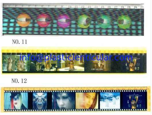 China Impresión lenticular plástica suave de la regla de la regla 3D PP de la escala 3d de los PP de la animación LENTICULAR PLÁSTICA proveedor