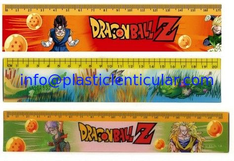 China LENTICULARES PLÁSTICOS crean la regla de impresión lenticular los 30cm plástica lenticular 3d de la regla para requisitos particulares los 20cm de la animación para los estudiantes proveedor