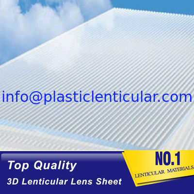 La hoja lenticular LENTICULAR PLÁSTICA del formato grande las hojas plásticas de la lente lenticular de 30 LPI para la animación del tirón 3d morph el enfoque proveedor