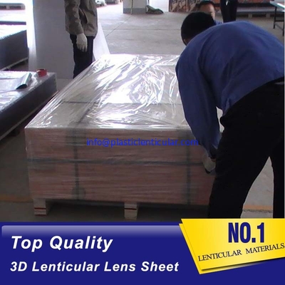 25 el panel lenticular del tablero de la hoja 3d picosegundo de la LPI del formato del estándar lenticular lente-grande lenticular de los plásticos lens-1.2*2.4M proveedor