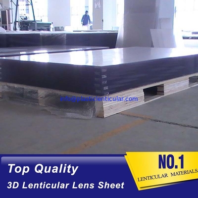25 el panel lenticular del tablero de la hoja 3d picosegundo de la LPI del formato del estándar lenticular lente-grande lenticular de los plásticos lens-1.2*2.4M proveedor