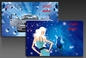 CMYK LENTICULARES PLÁSTICOS PP impresos color ACARICIAN la tarjeta lenticular de la promoción 3D proveedor
