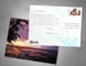 La postal lenticular LENTICULAR PLÁSTICA de las tarjetas de felicitación de la Navidad 3D 0,45 milímetros ACARICIA la postal del efecto de animación de la postal 3d proveedor